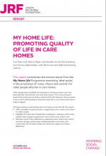 My home life: Promoting quality of life in care homes